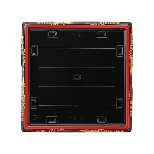 エフピコ 寿司容器 祝賀桶 本体 35-35 ささ扇金 10枚/袋(ご注文単位10袋)【直送品】