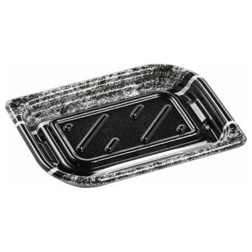 エフピコ 惣菜容器　MFPわかば　本体 18-13 グリエ黒 50枚/袋（ご注文単位18袋）【直送品】