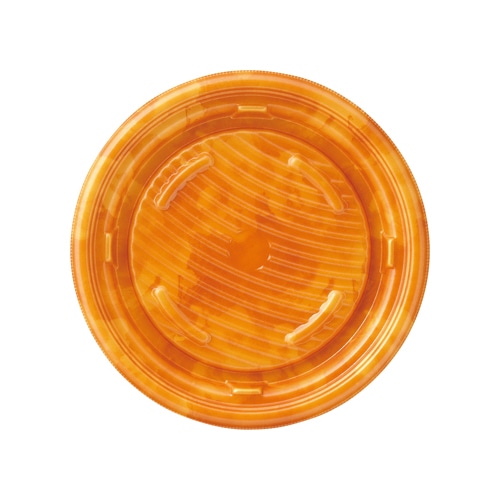 エフピコ 軽食容器　MFPグラブ丸　本体 22 カフェOR 50枚/袋（ご注文単位8袋）【直送品】