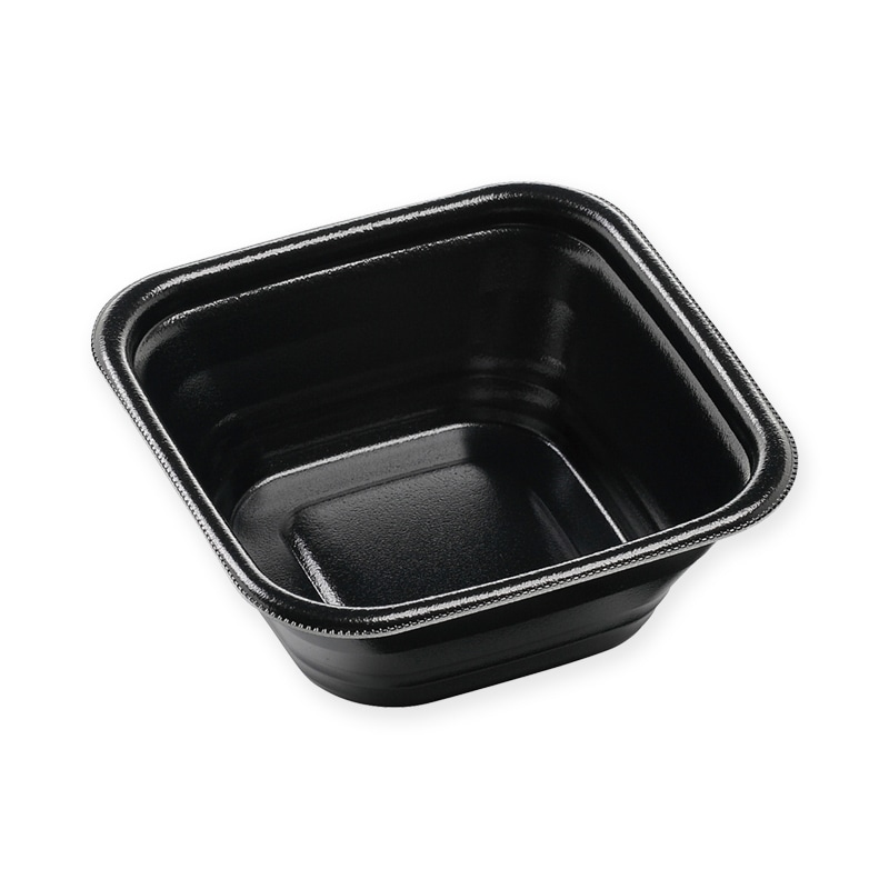 エフピコ 丼容器 DLV角丼 本体 16-16(61) 黒W 50枚/袋(ご注文単位12袋)【直送品】