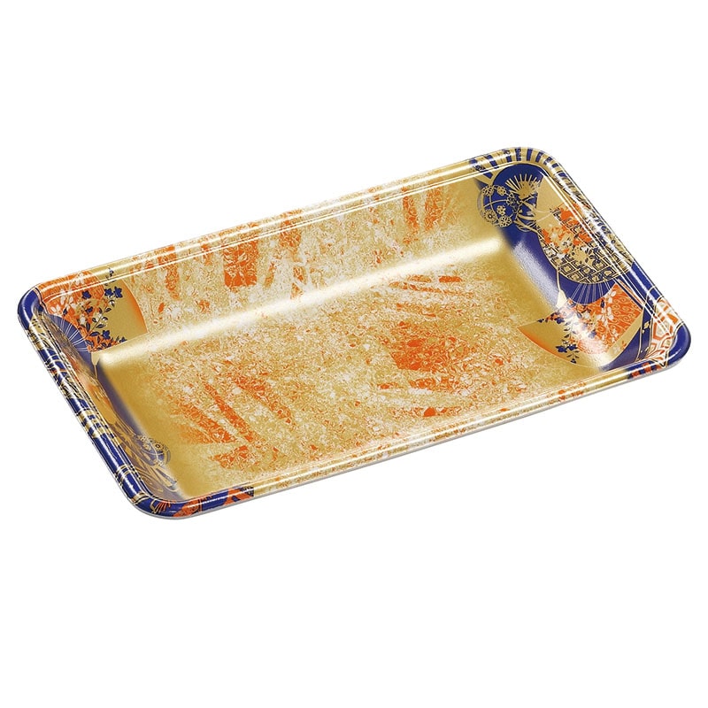 エフピコ 発泡トレー容器 FLB-Y15-33 まり舞紺金 100枚/袋（ご注文単位12袋）【直送品】