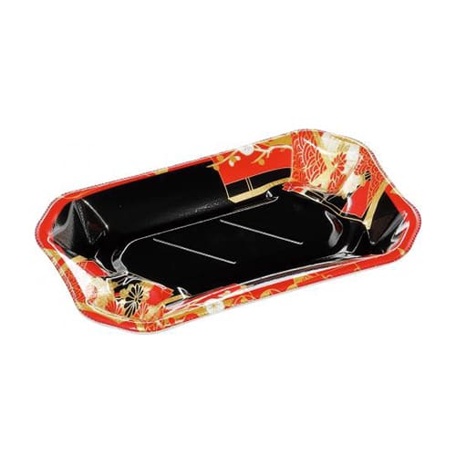 エフピコ 寿司容器 美彩 本体 1-3 花小町赤 50枚/袋（ご注文単位30袋）【直送品】