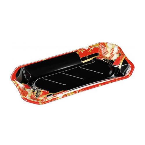 エフピコ 寿司容器 美彩 本体 1-4 花小町赤 50枚/袋（ご注文単位24袋）【直送品】