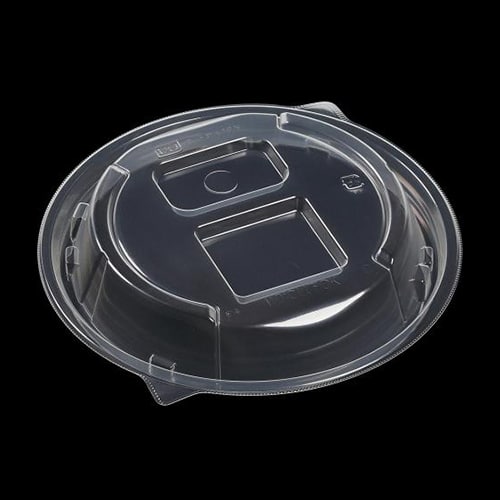 エフピコ 麺容器 MFPホット麺N 中皿内嵌薬味C字蓋 T-ホット麺19 50枚/袋（ご注文単位9袋）【直送品】