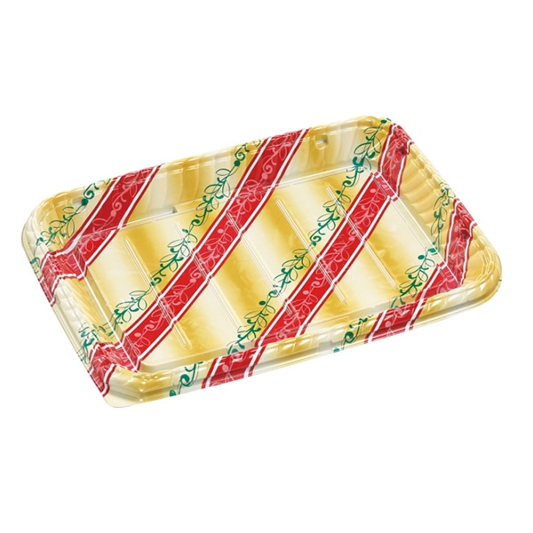 エフピコ 惣菜容器　MSDティアラプレート　本体 31-22 リッチ赤 50個/袋（ご注文単位6袋）【直送品】