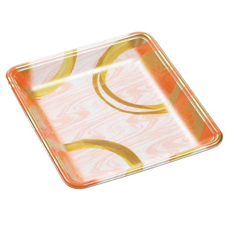 エフピコ 発泡トレー容器 FLB-A22-30 円熟オレンジ 100枚/袋（ご注文単位12袋）【直送品】