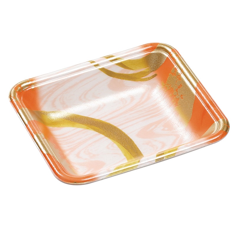 エフピコ 発泡トレー容器 FLB-V13-30 円熟オレンジ 100枚/袋（ご注文単位28袋）【直送品】