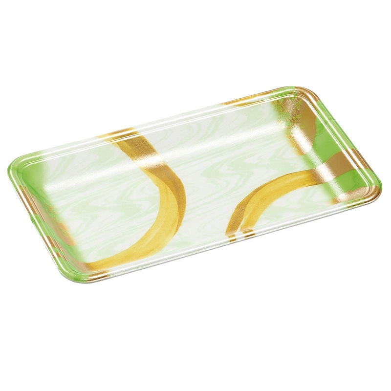 エフピコ 発泡トレー容器 FLB-Y14-25 円熟緑 100枚/袋（ご注文単位12袋）【直送品】