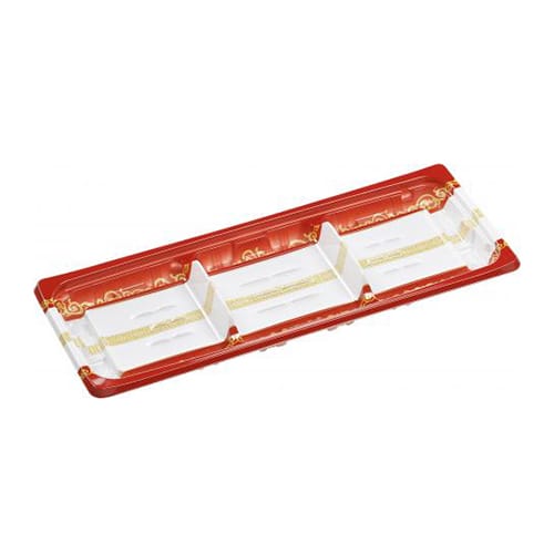 エフピコ 惣菜容器 FTプレイン 本体 28-11-3（20） 唐草紋 50枚/袋（ご注文単位12袋）【直送品】