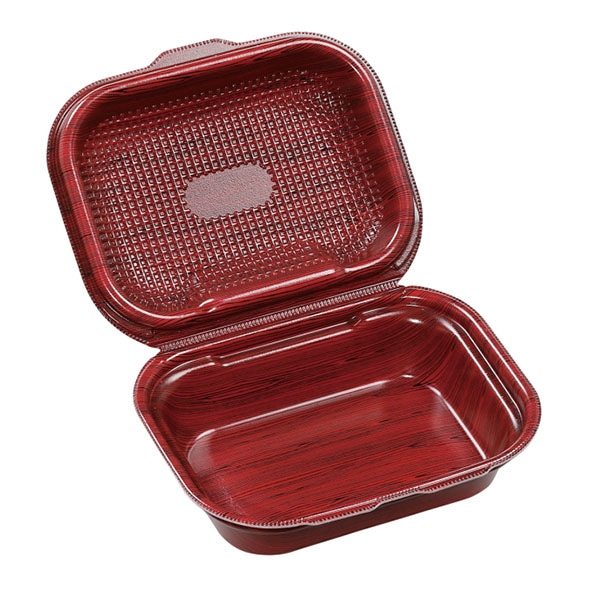 エフピコ 折蓋弁当容器　DLVボーノ 19-15 渋木目W 30個/袋（ご注文単位9袋）【直送品】