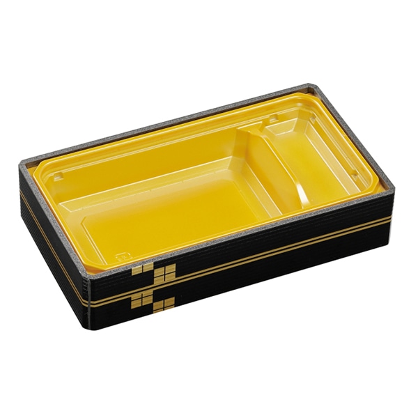 エフピコ 折箱弁当容器　WCU　本体 21-12-1（44） 本陣金 15個/袋（ご注文単位18袋）【直送品】