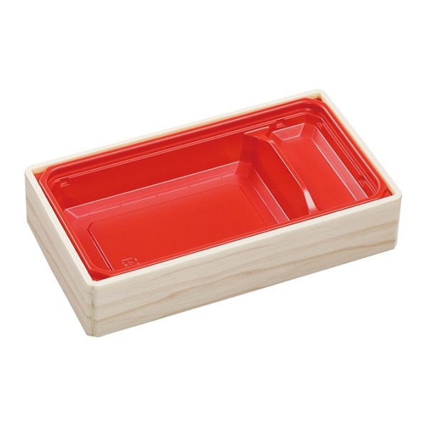 エフピコ 折箱弁当容器　WCU　本体 21-12-1（44） 香木 15個/袋（ご注文単位18袋）【直送品】