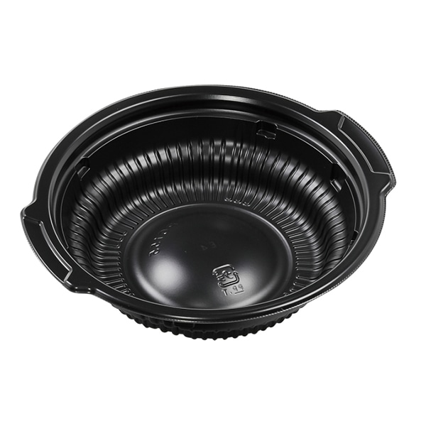 エフピコ 冷凍対応丼容器　FT-RG155  耐寒黒 50枚/袋（ご注文単位24袋）【直送品】