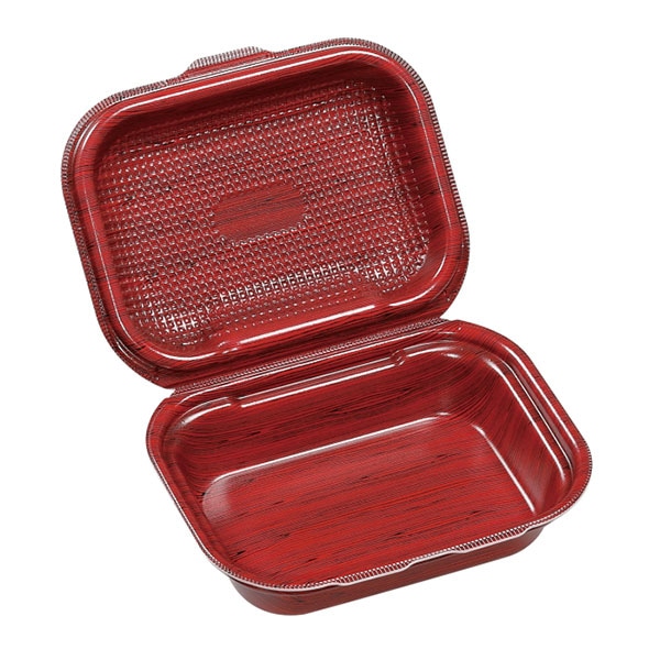 エフピコ 折蓋弁当容器 DLVボーノ 20-15 渋木目W 30個/袋(ご注文単位8袋)【直送品】