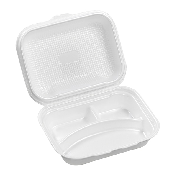 >エフピコ 折蓋弁当容器 DLVボーノ 23-18-1 白 30個/袋(ご注文単位6袋)【直送品】