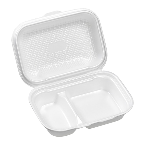 エフピコ 折蓋弁当容器　DLVボーノ 23-16-1 白 30個/袋（ご注文単位6袋）【直送品】