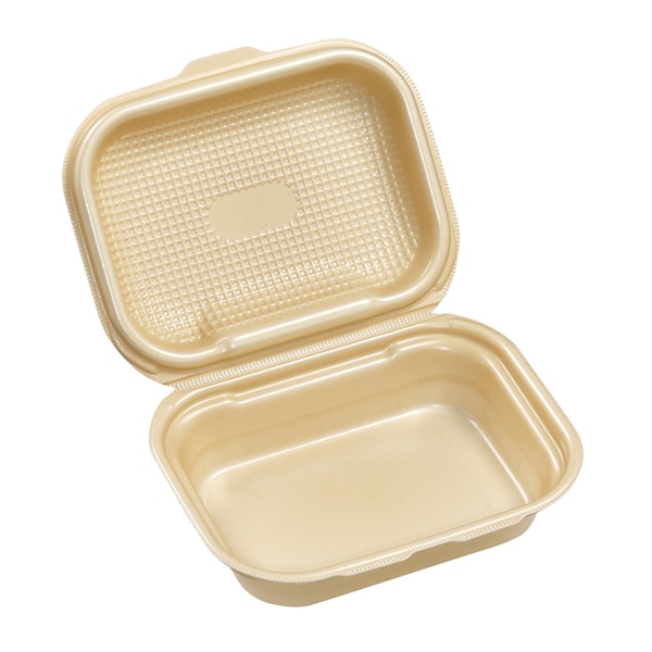 エフピコ 折蓋弁当容器　DLVボーノMFP 20-15 MFP　ベージュ 30枚/袋（ご注文単位8袋）【直送品】