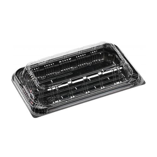 エフピコ 嵌合フードパック SAスリム 20-12（46） 黒 50枚/袋（ご注文単位18袋）【直送品】