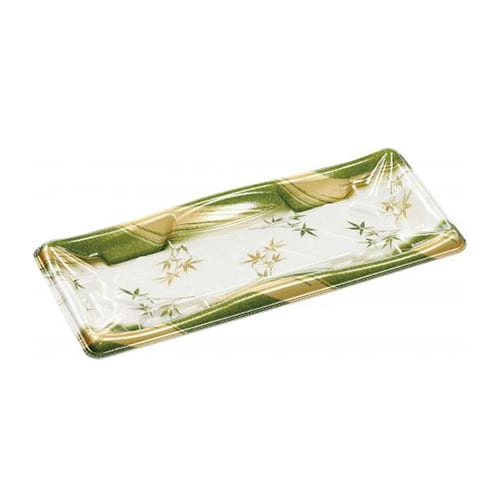 エフピコ 寿司容器 輝ステージ 本体 1-5PK 竹ゆめ緑 50枚/袋（ご注文単位20袋）【直送品】