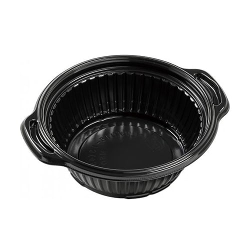 エフピコ 鍋型容器 DLVデリ 本体 15-13（45）MSD 黒 50枚/袋（ご注文単位24袋）【直送品】