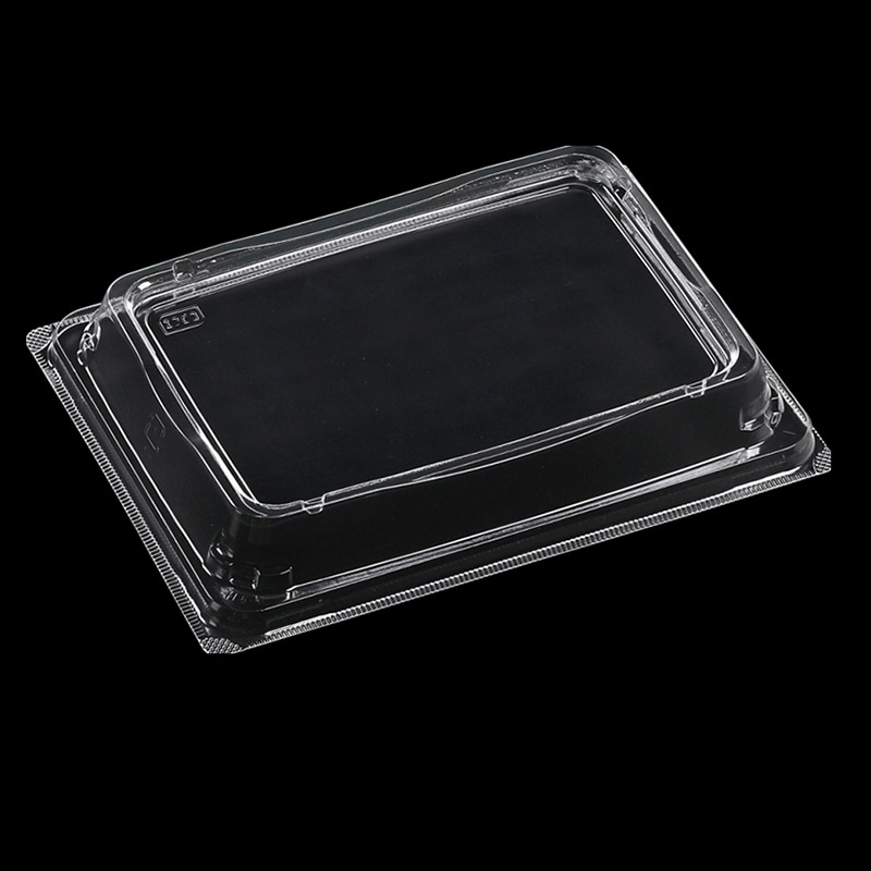 エフピコ 丼容器　DLV角R　側面嵌合蓋 T-DLV角19-14R　側面嵌合K蓋  50枚/袋（ご注文単位8袋）【直送品】