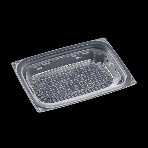 エフピコ 丼容器 DLV角丼 中皿ー1 DLV角丼19-14 穴無 PPNT 50枚/袋（ご注文単位12袋）【直送品】