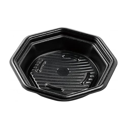 エフピコ 軽食容器 MFPグラブ八角 本体 20-20（40） 黒 50枚/袋（ご注文単位9袋）【直送品】