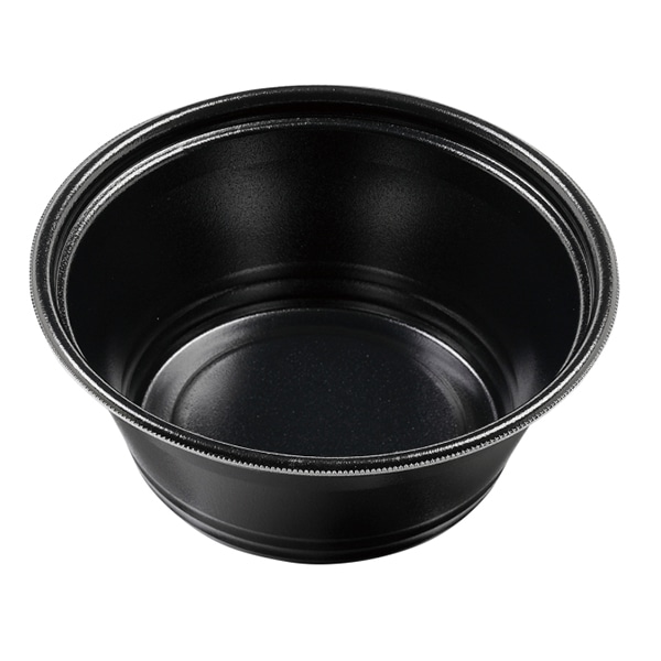 エフピコ 麺・丼容器　DLV麺丼　本体 23（90） 黒W 50個/袋（ご注文単位6袋）【直送品】