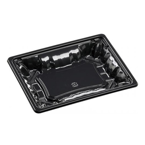 エフピコ お重容器 MSDアコード重 本体 19-15(27) 黒 50枚/束(ご注文単位20束)【直送品】