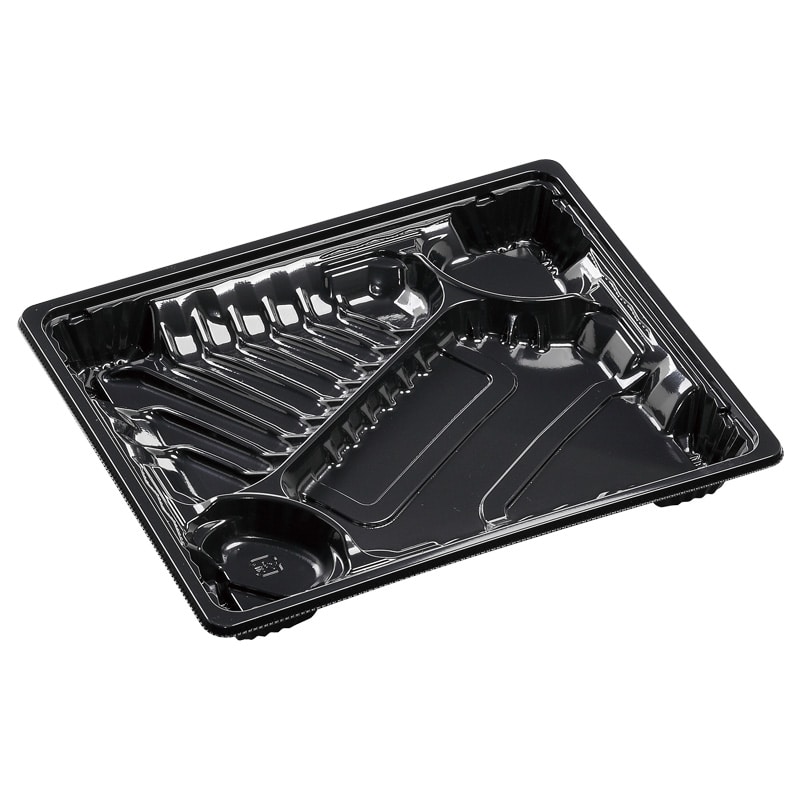 エフピコ 弁当容器 MSDアコード 23-19-1 黒 50枚/袋