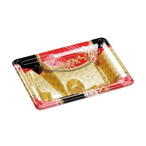 エフピコ 刺身容器 長角鉢TZ PT 本体 15-11 花明り金 50枚/袋（ご注文単位24袋）【直送品】
