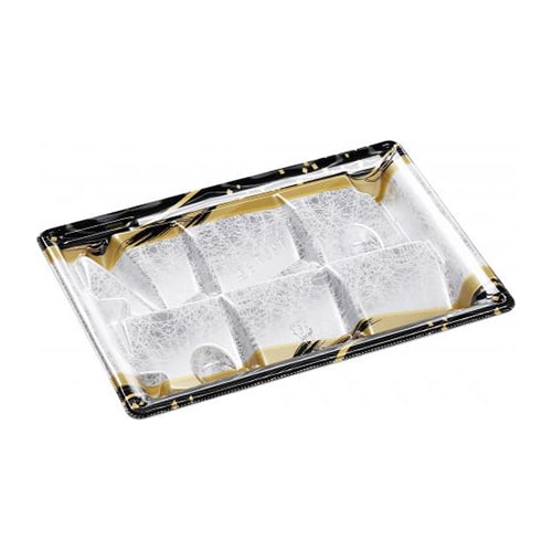 エフピコ 刺身容器 長角鉢TZ PT 本体 24-17 雪舟金 50枚/袋（ご注文単位8袋）【直送品】