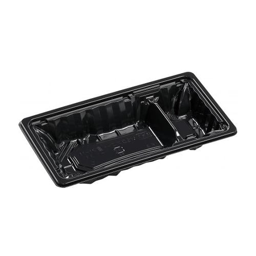 エフピコ お重容器 MSDアコード重 本体 21-11-1 黒 50枚/袋（ご注文単位24袋）【直送品】