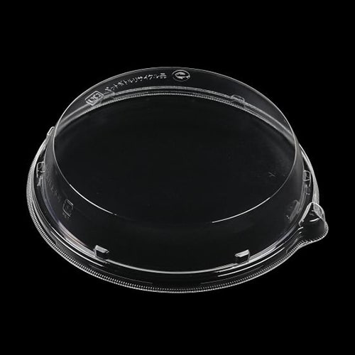 エフピコ 刺身容器 丸皿 嵌合蓋 T-丸皿-19 50枚/袋（ご注文単位12袋）【直送品】