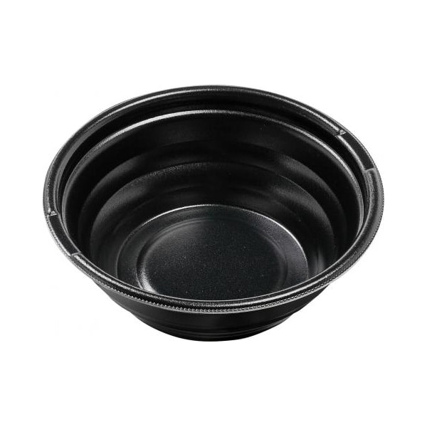 エフピコ 温麺容器 MFPホット麺 本体 18（60）N 黒W 50枚/袋（ご注文単位9袋）【直送品】