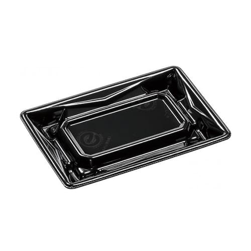 エフピコ 刺身容器 Sステージ 本体 17-11 エコ黒 50枚/袋（ご注文単位24袋）【直送品】