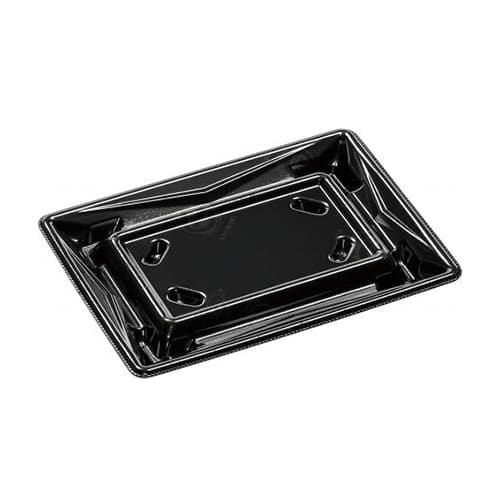 エフピコ 刺身容器 Sステージ 本体 18-13 エコ黒 50枚/袋（ご注文単位20袋）【直送品】
