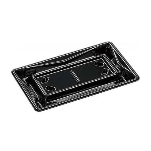 エフピコ 刺身容器 Sステージ 本体 19-11 エコ黒 50枚/袋（ご注文単位24袋）【直送品】