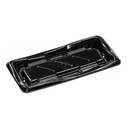 エフピコ 寿司容器 彩風 本体 1-4 エコ黒 50枚/束(ご注文単位24束)【直送品】