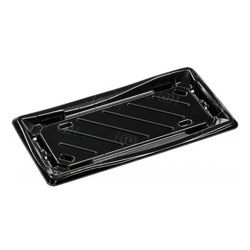 エフピコ 寿司容器 彩風 本体 2-6 エコ黒 50枚/束(ご注文単位12束)【直送品】