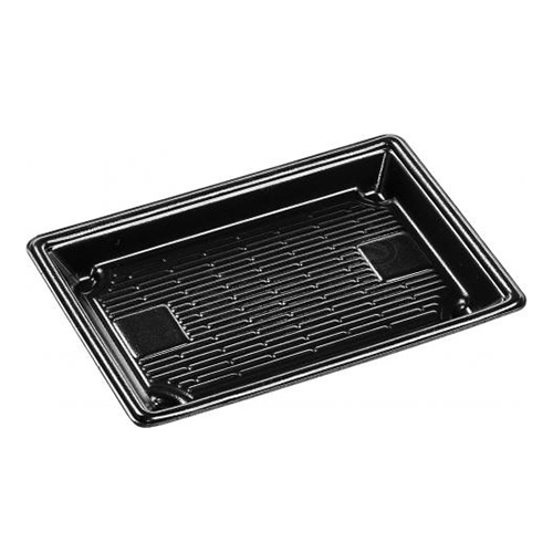 エフピコ 寿司容器 もり-110 本体 エコ黒 50枚/束(ご注文単位24束)【直送品】