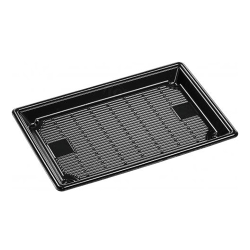 エフピコ 寿司容器 もり-120 本体 エコ黒 50枚/束(ご注文単位16束)【直送品】