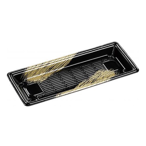 エフピコ 寿司容器 もり-M100 本体 エコ黒ふで金 50枚/束(ご注文単位30束)【直送品】