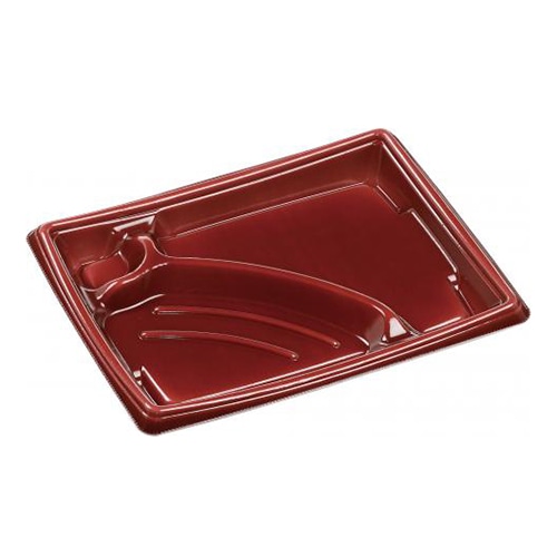 エフピコ 弁当容器 MFPかすが 本体 24-18-3 エンジN 50枚/束(ご注文単位12束)【直送品】