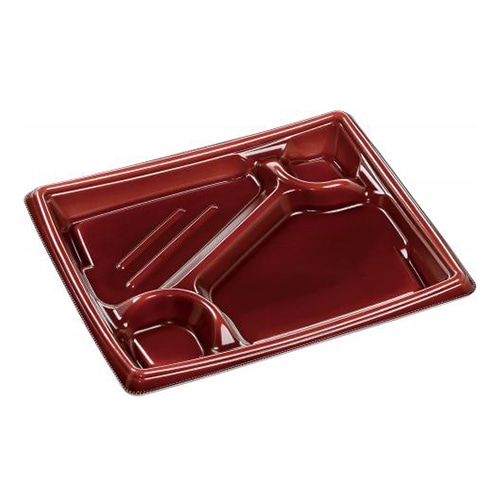 エフピコ 弁当容器 MFPかすが 本体 24-20-1 エンジN 50枚/束(ご注文単位12束)【直送品】