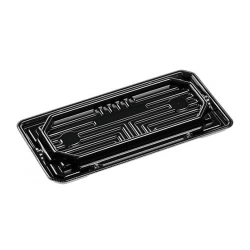エフピコ 刺身容器 涼角 本体 24-12 黒 50枚/袋（ご注文単位12袋）【直送品】
