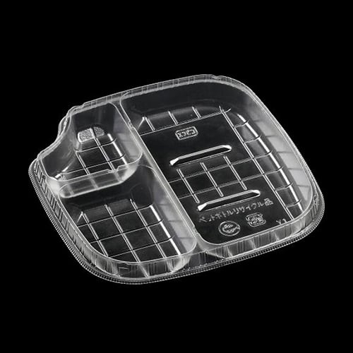 エフピコ 冷麺容器 APオルカク 中皿4 18-18 100枚/袋（ご注文単位16袋）【直送品】