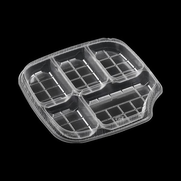 エフピコ 冷麺容器 APオルカク 中皿1 17-17 100枚/袋（ご注文単位18袋）【直送品】