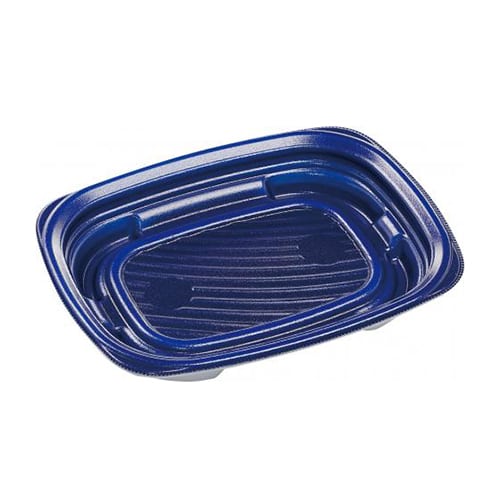 エフピコ パスタ容器 MFPパルマ 本体 22-17 ネイビー 50枚/袋（ご注文単位9袋）【直送品】