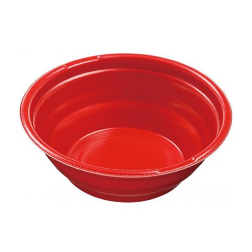 エフピコ 麺容器 MFPホット麺N 本体 18（60） M赤W 50枚/袋（ご注文単位9袋）【直送品】